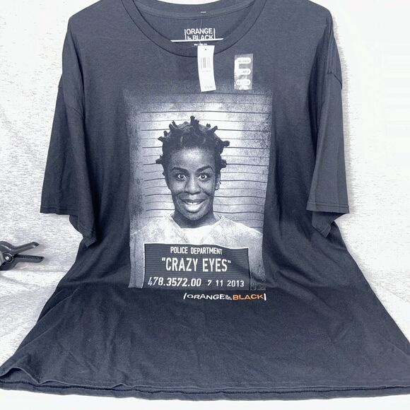 NEW Orange Is The New Black T Shirt Crazy Eyes Lion Gate 2016 Men's Size XXL - Picture 1 of 9